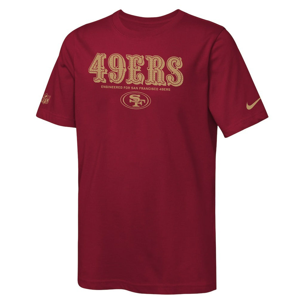 NFL San Francisco 49ers Youth Sideline Team Issue T-Shirt