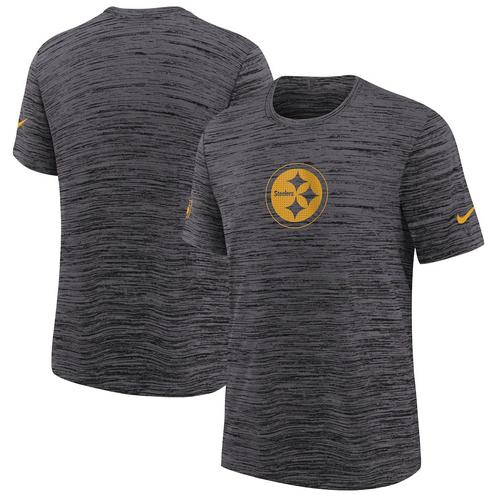 NFL Pittsburgh Steelers Youth Sideline Velocity Performance T-Shirt