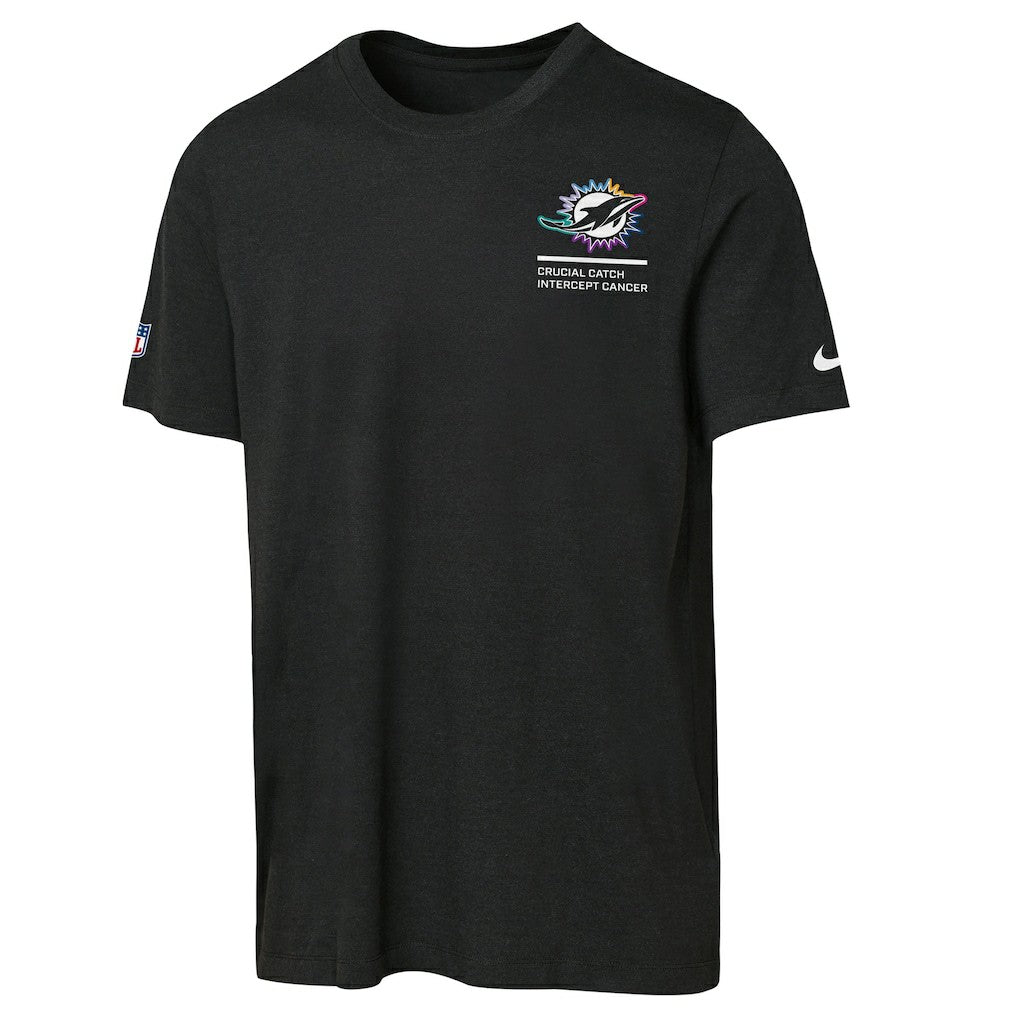 NFL Miami Dolphins Youth 2025 NFL Crucial Catch Tri-Blend Dri-FIT T-Shirt