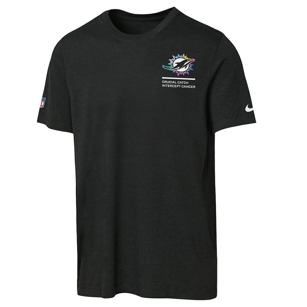 NFL Miami Dolphins Youth 2025 NFL Crucial Catch Tri-Blend Dri-FIT T-Shirt