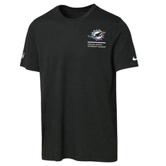 NFL Miami Dolphins Youth 2025 NFL Crucial Catch Tri-Blend Dri-FIT T-Shirt