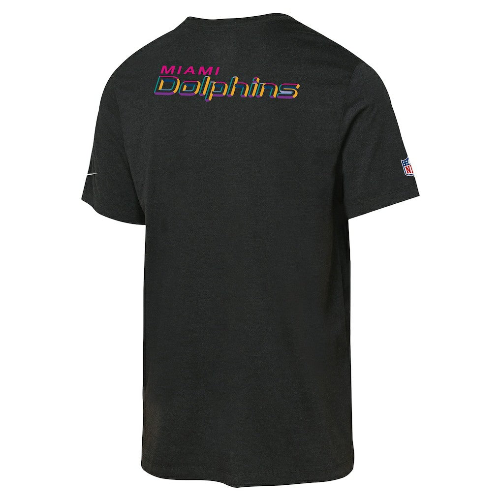 NFL Miami Dolphins Youth 2025 NFL Crucial Catch Tri-Blend Dri-FIT T-Shirt