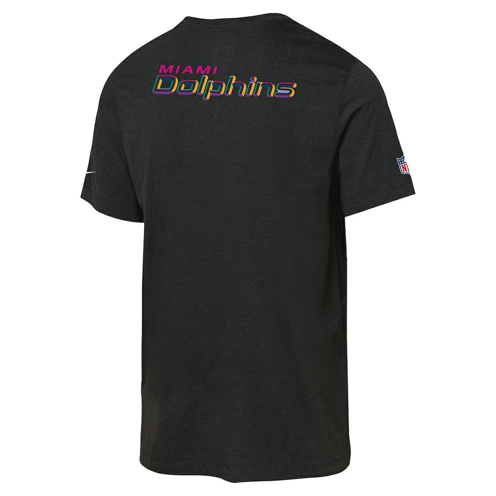 NFL Miami Dolphins Youth 2025 NFL Crucial Catch Tri-Blend Dri-FIT T-Shirt