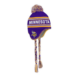 NFL Minnesota Vikings Preschool Jacquard Tassel Knit Hat with Pom
