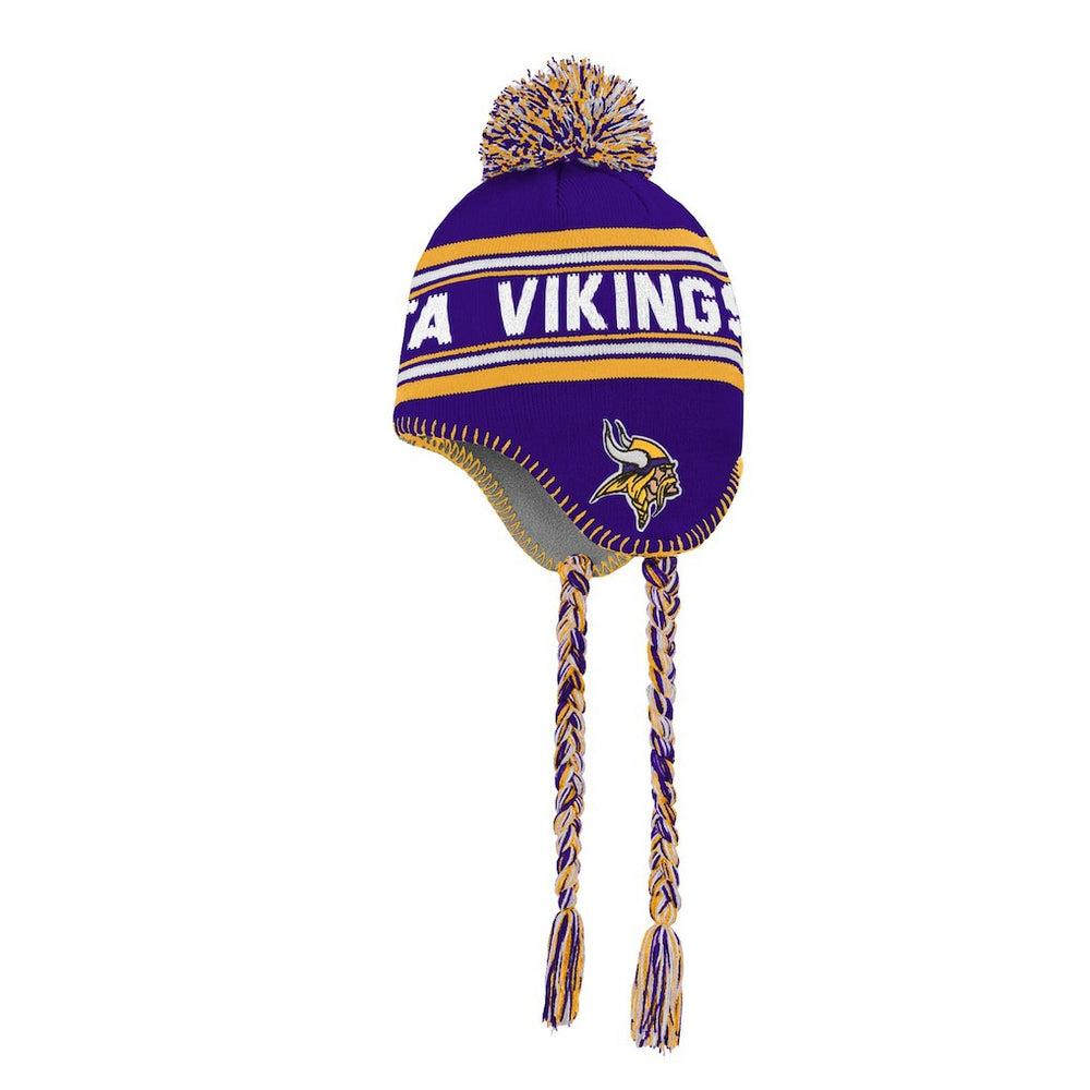 NFL Minnesota Vikings Preschool Jacquard Tassel Knit Hat with Pom