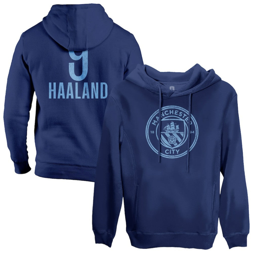 Erling Haaland Manchester City 1863FC Player Fleece Pullover Hoodie / Soccer Discount