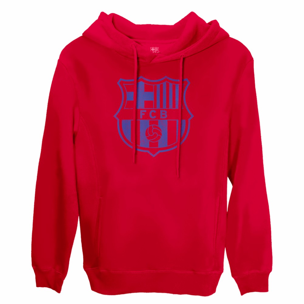 Barcelona 1863FC Mono Badge Fleece Pullover Hoodie / Soccer Online