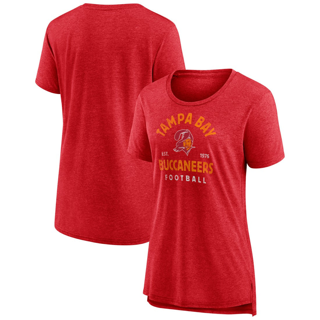 NFL Tampa Bay Buccaneers Women's Vintage Arch Tri-Blend T-Shirt