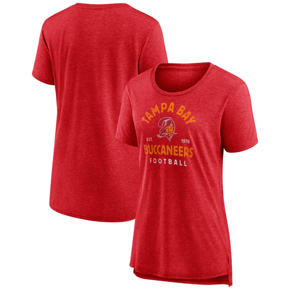 NFL Tampa Bay Buccaneers Women's Vintage Arch Tri-Blend T-Shirt