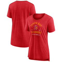 NFL Tampa Bay Buccaneers Women's Vintage Arch Tri-Blend T-Shirt