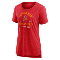 NFL Tampa Bay Buccaneers Women's Vintage Arch Tri-Blend T-Shirt