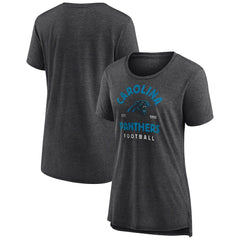 NFL Carolina Panthers Women's Vintage Arch Tri-Blend T-Shirt