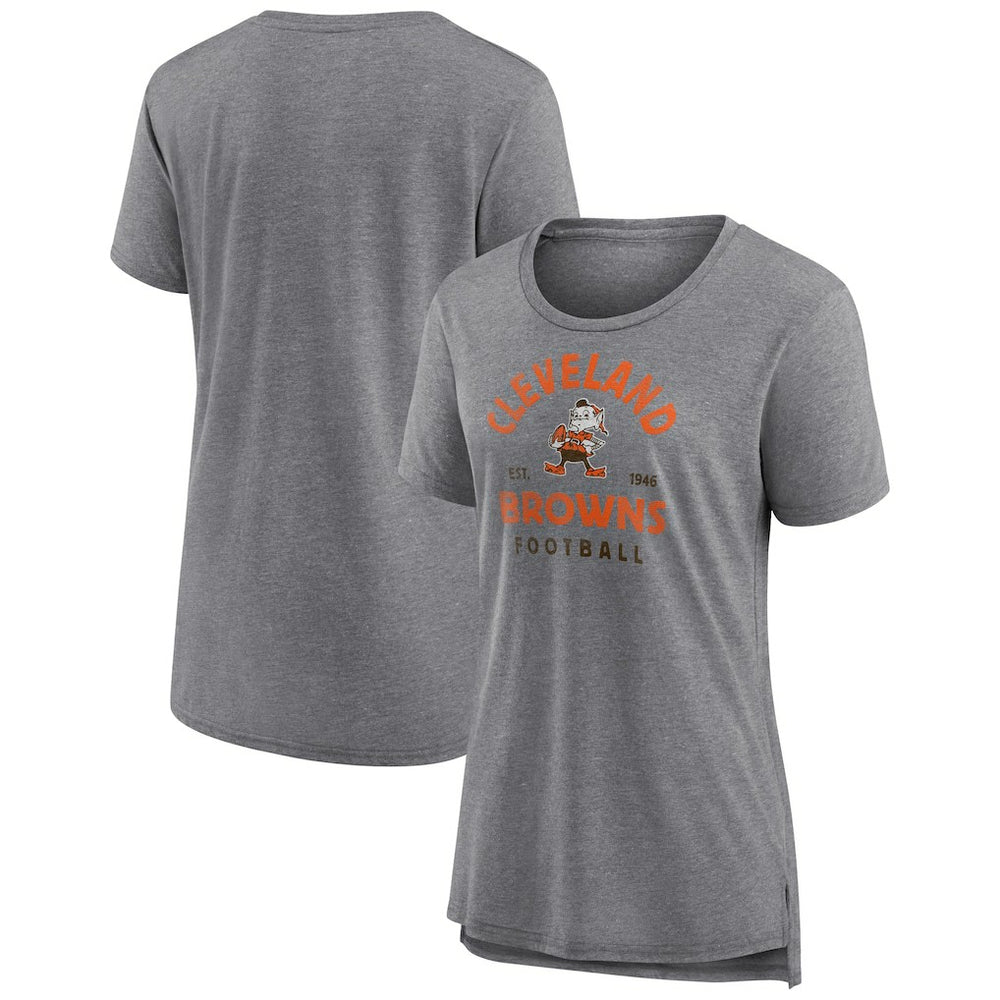 NFL Cleveland Browns Women's Vintage Arch Tri-Blend T-Shirt