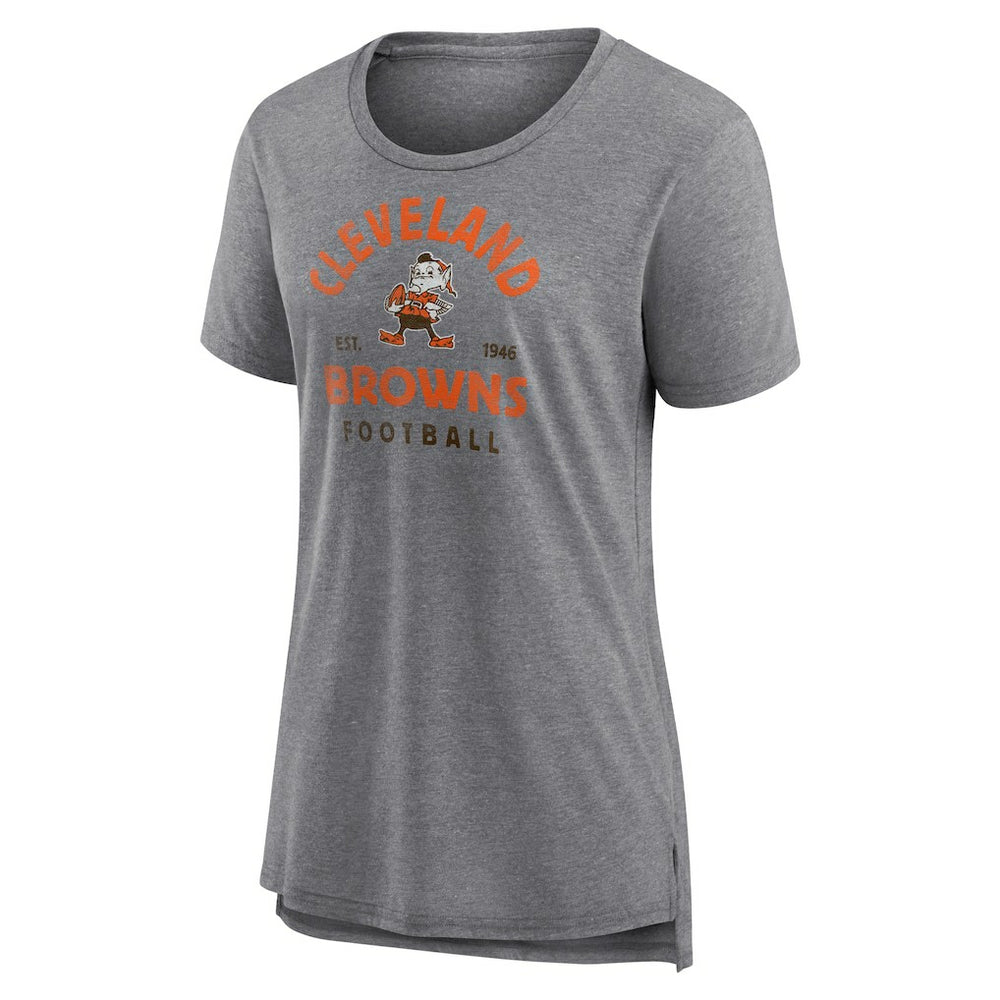 NFL Cleveland Browns Women's Vintage Arch Tri-Blend T-Shirt