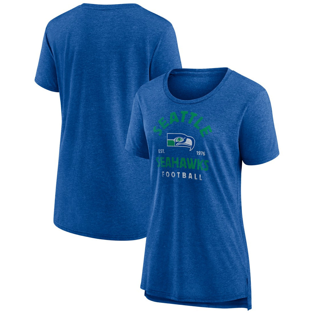 NFL Seattle Seahawks Women's Vintage Arch Tri-Blend T-Shirt
