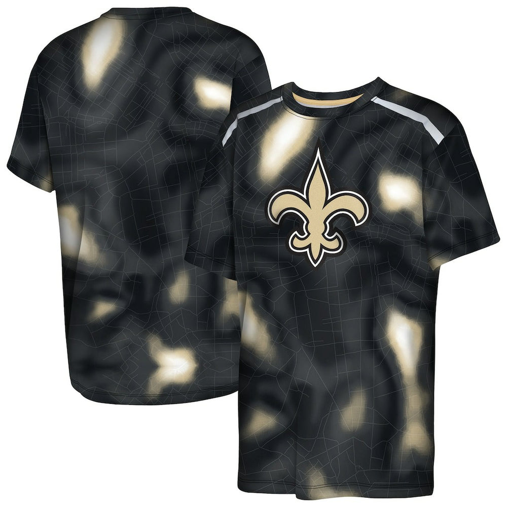 NFL New Orleans Saints Outerstuff Youth End Zone Dri-Tek T-Shirt