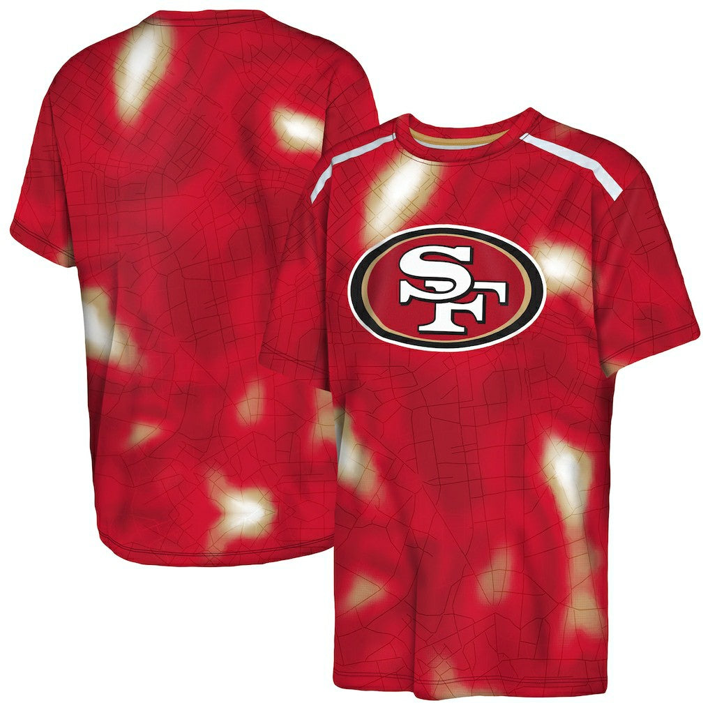 NFL San Francisco 49ers Outerstuff Youth End Zone Dri-Tek T-Shirt