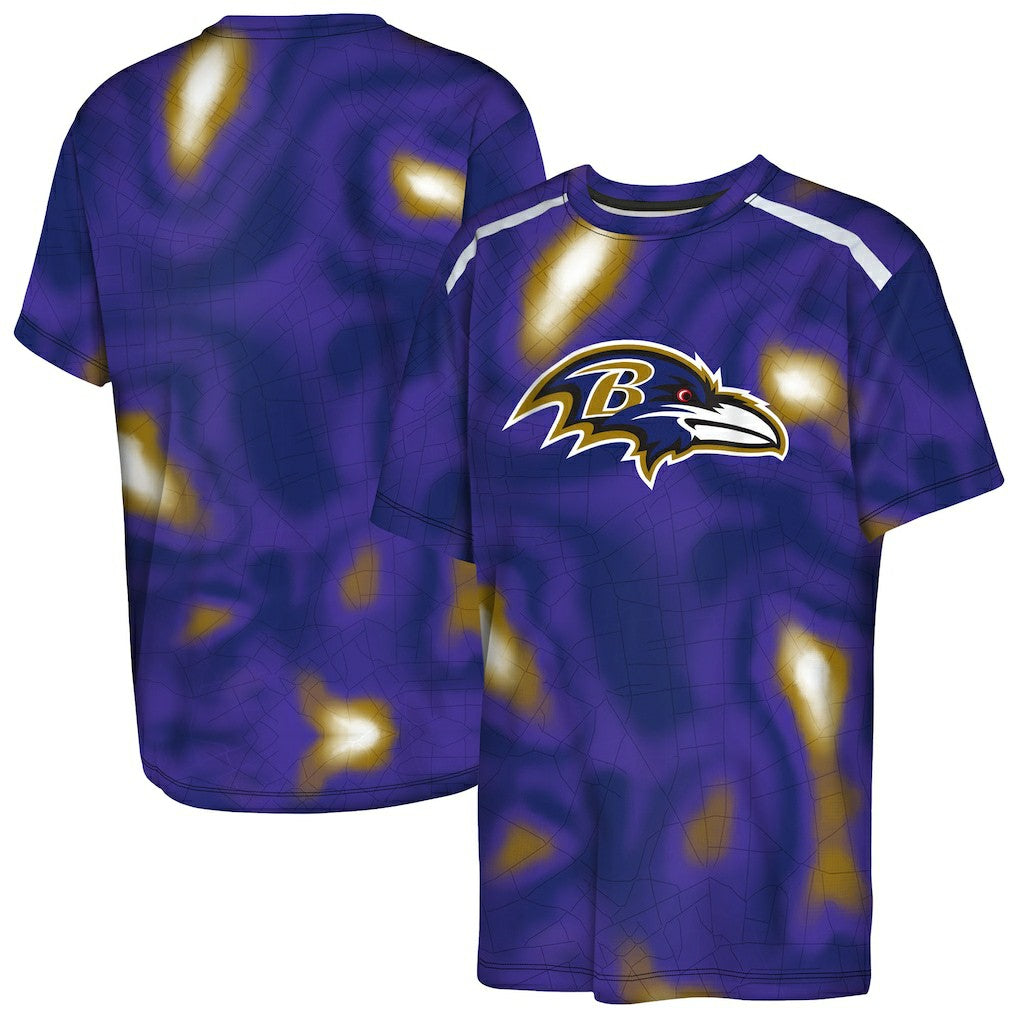 NFL Baltimore Ravens Outerstuff Youth End Zone Dri-Tek T-Shirt
