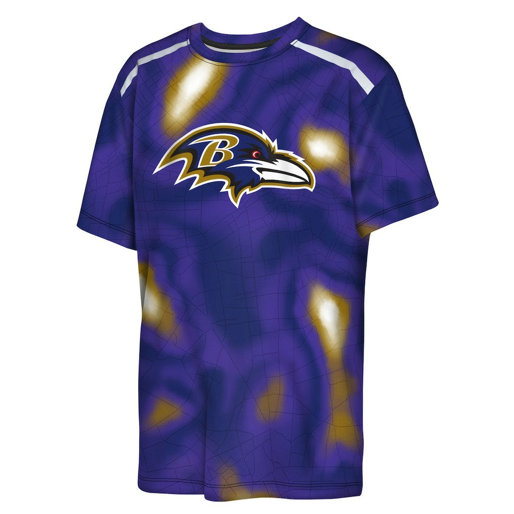 NFL Baltimore Ravens Outerstuff Youth End Zone Dri-Tek T-Shirt