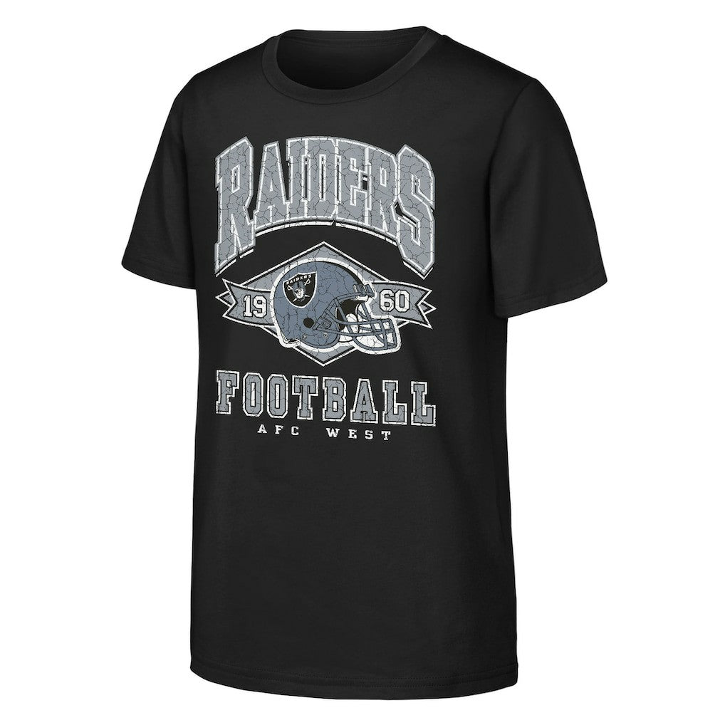 NFL Las Vegas Raiders Outerstuff Youth Kick Off T-Shirt
