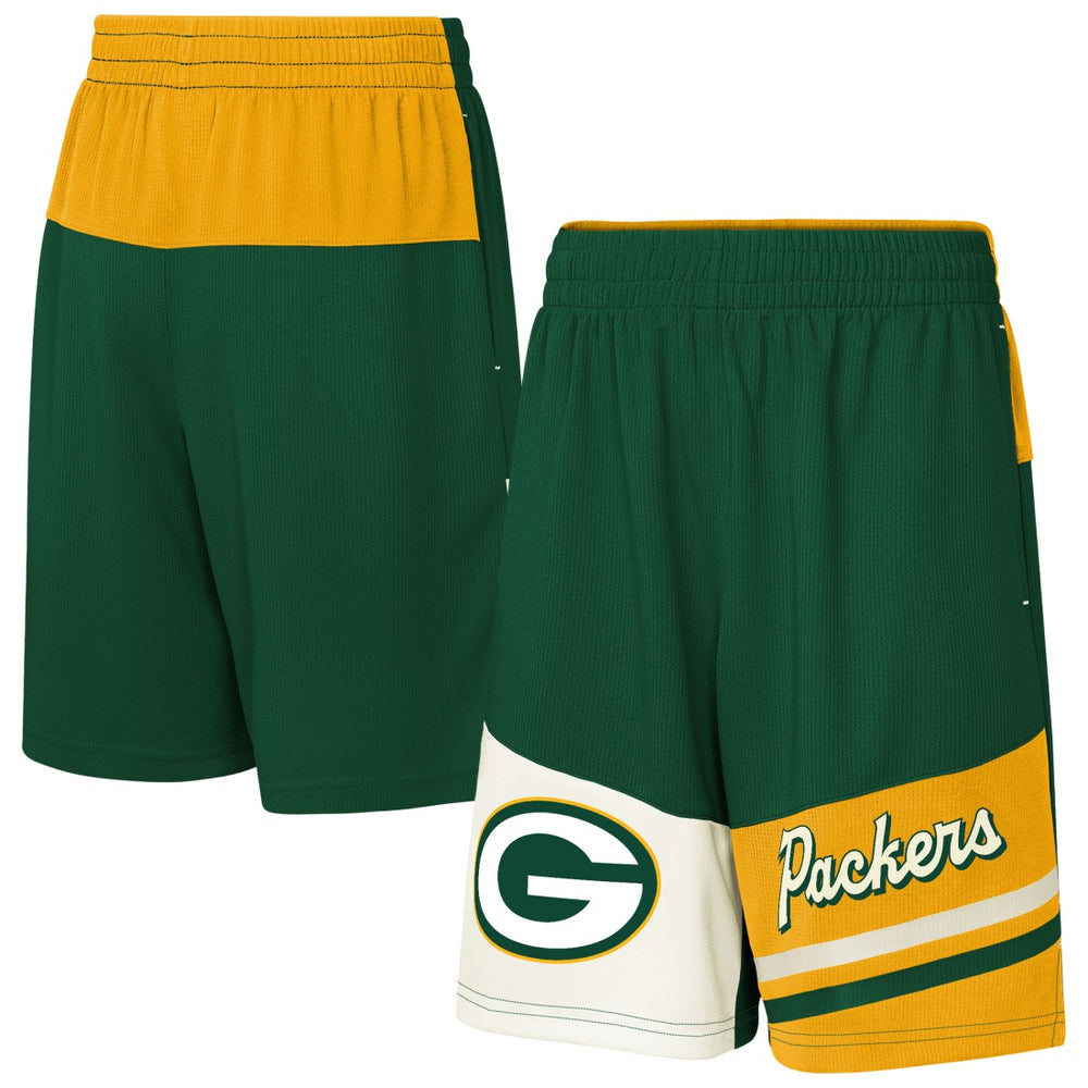 NFL Green Bay Packers Youth Fandemonium Mesh Shorts