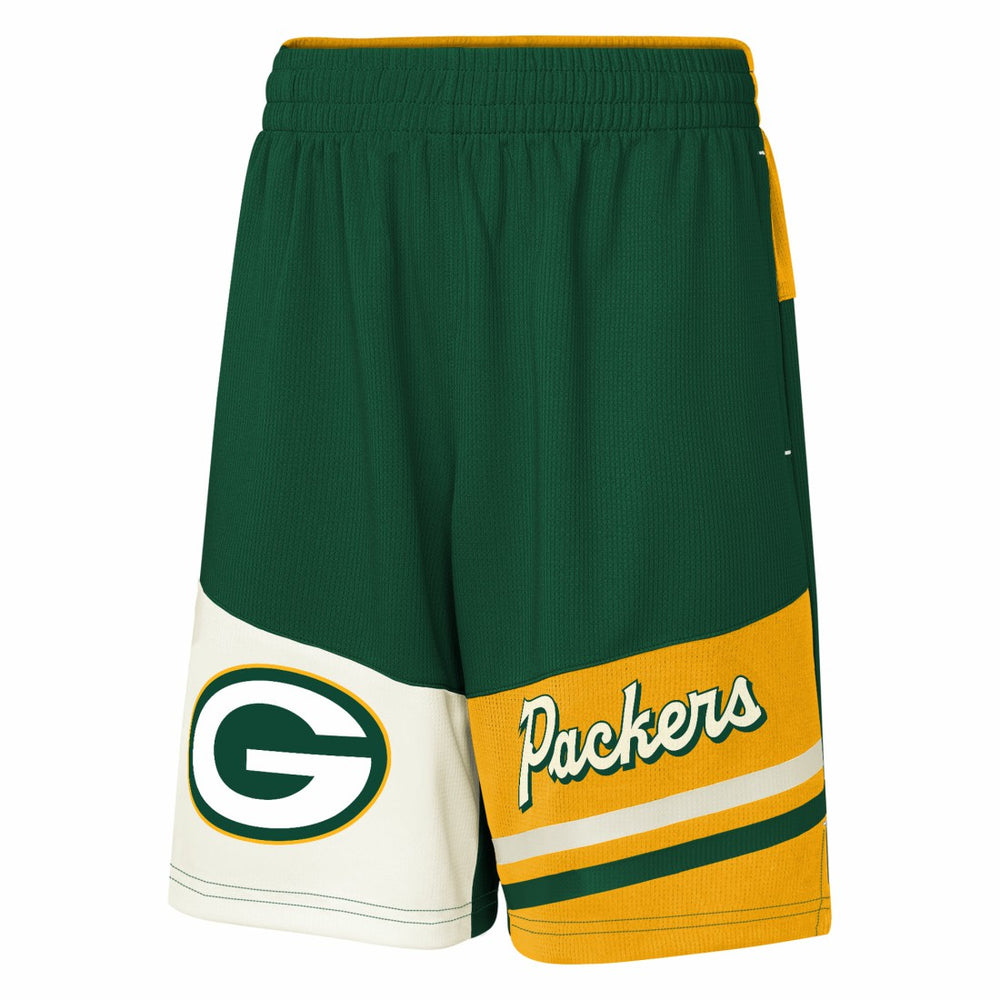 NFL Green Bay Packers Youth Fandemonium Mesh Shorts