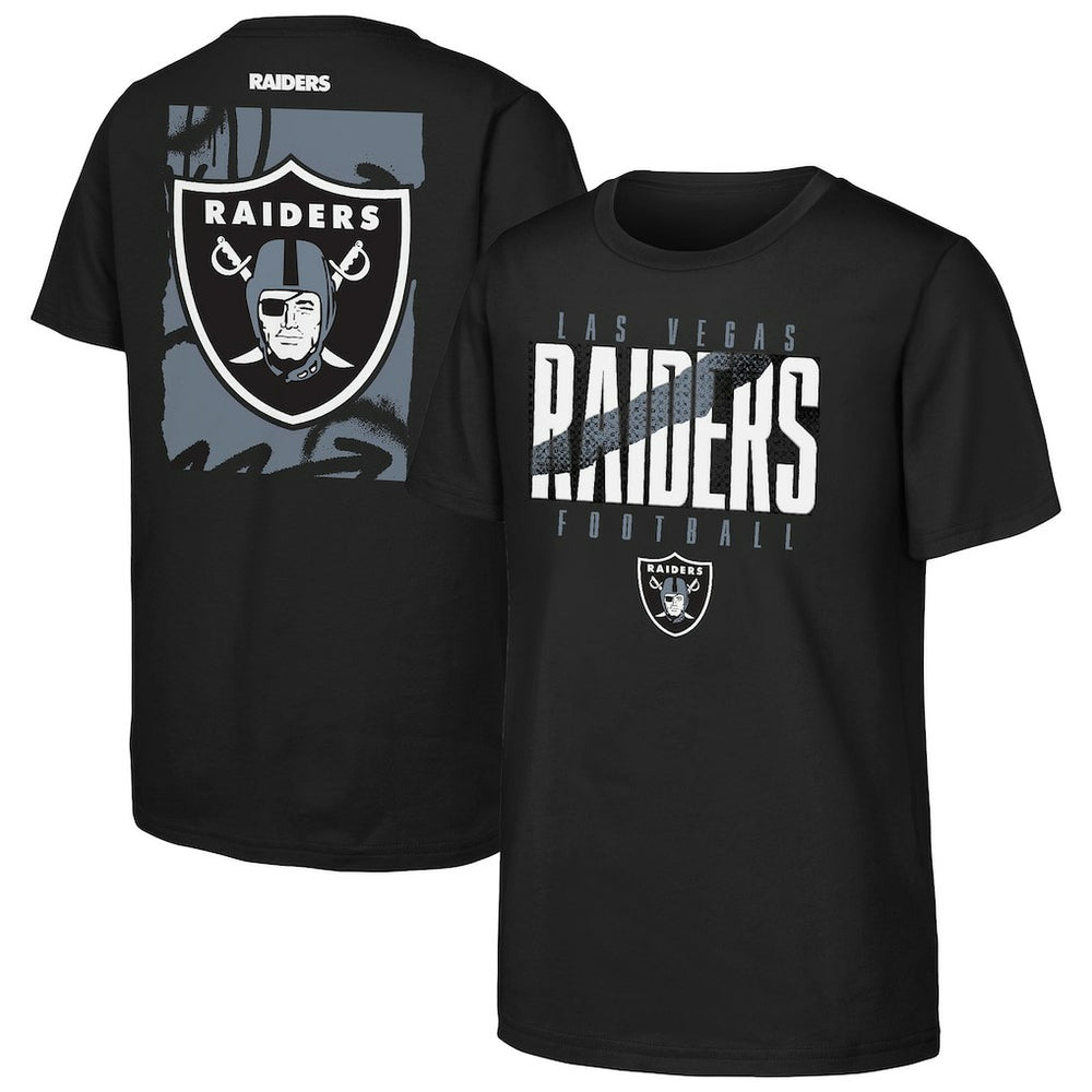 NFL Las Vegas Raiders Outerstuff Youth Posterize T-Shirt