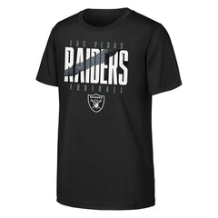 NFL Las Vegas Raiders Outerstuff Youth Posterize T-Shirt