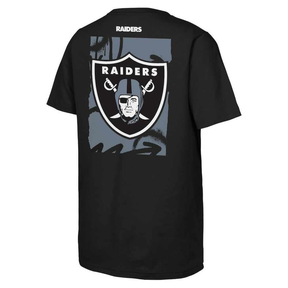 NFL Las Vegas Raiders Outerstuff Youth Posterize T-Shirt