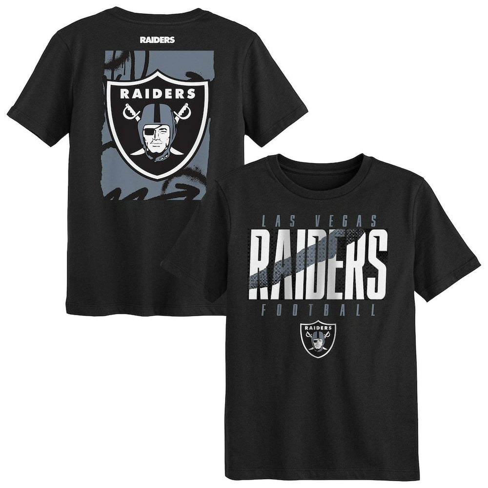 NFL Las Vegas Raiders Outerstuff Preschool Posterize T-Shirt