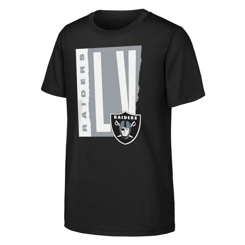 NFL Las Vegas Raiders Outerstuff Youth Tear It Up T-Shirt