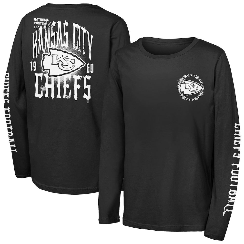 NFL Kansas City Chiefs Outerstuff Youth Rumble Long Sleeve T-Shirt