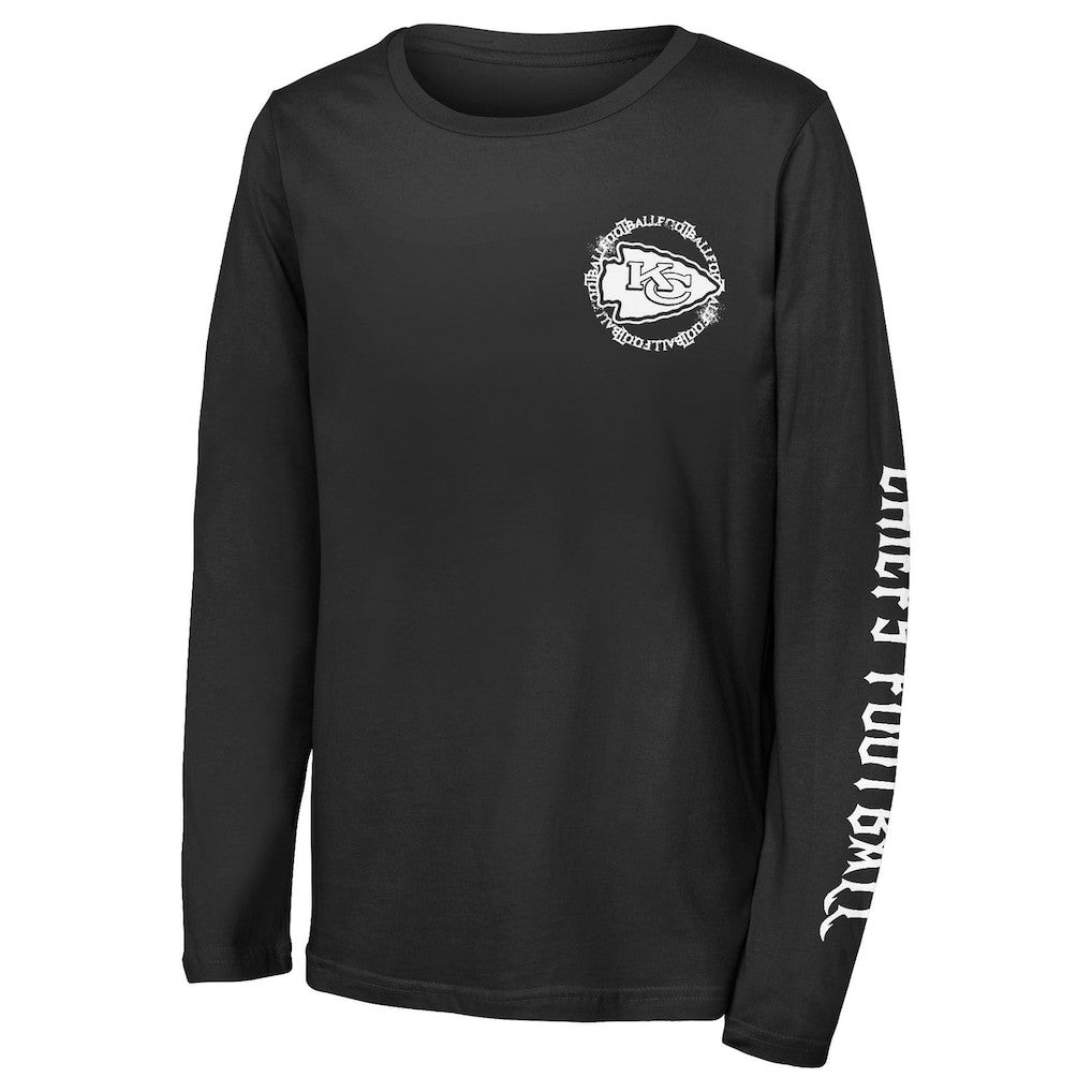 NFL Kansas City Chiefs Outerstuff Youth Rumble Long Sleeve T-Shirt