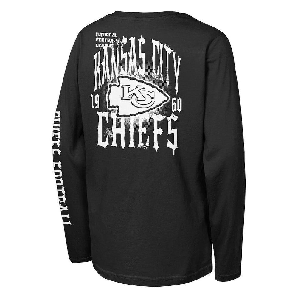 NFL Kansas City Chiefs Outerstuff Youth Rumble Long Sleeve T-Shirt