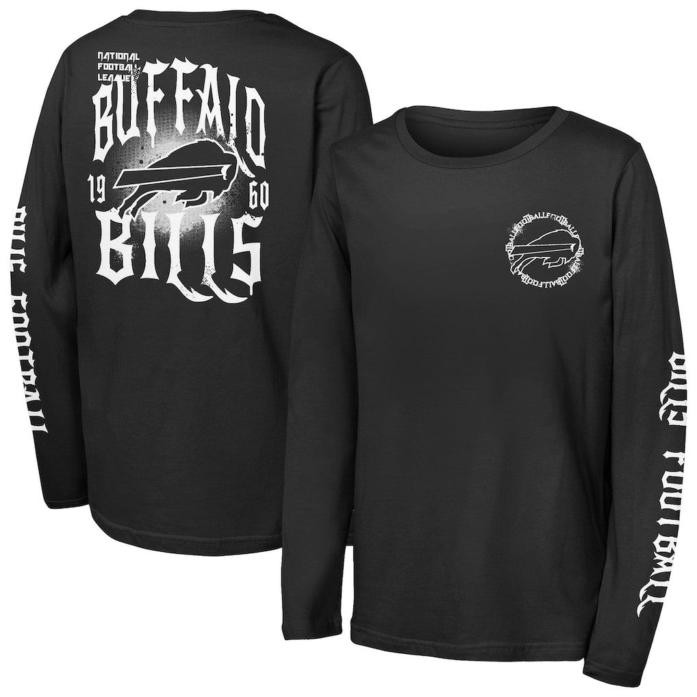 NFL Buffalo Bills Outerstuff Youth Rumble Long Sleeve T-Shirt