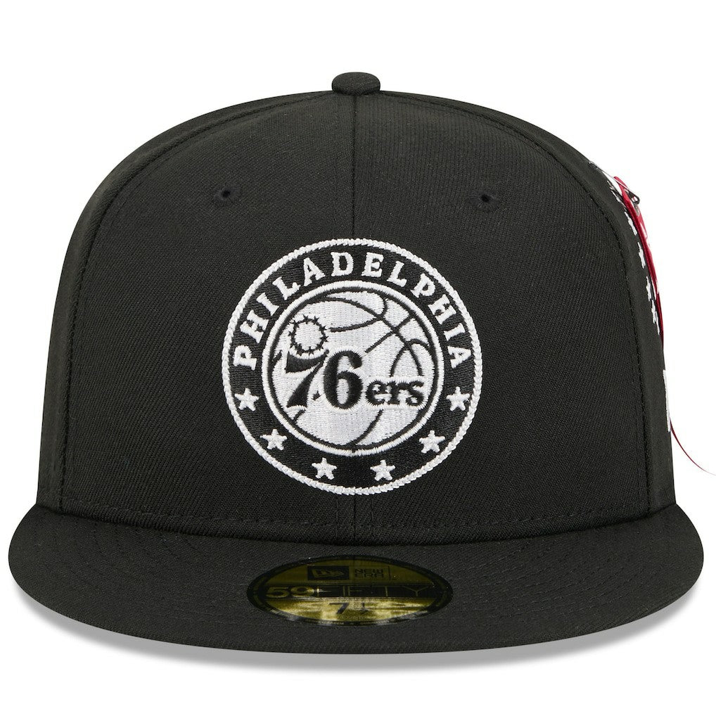 Philadelphia 76ers x Alpha Industries 59FIFTY Fitted Hat - Black | New Era discount