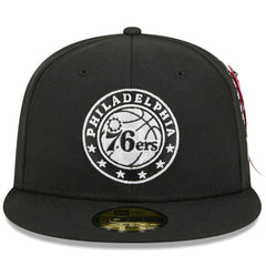 Philadelphia 76ers x Alpha Industries 59FIFTY Fitted Hat - Black | New Era discount