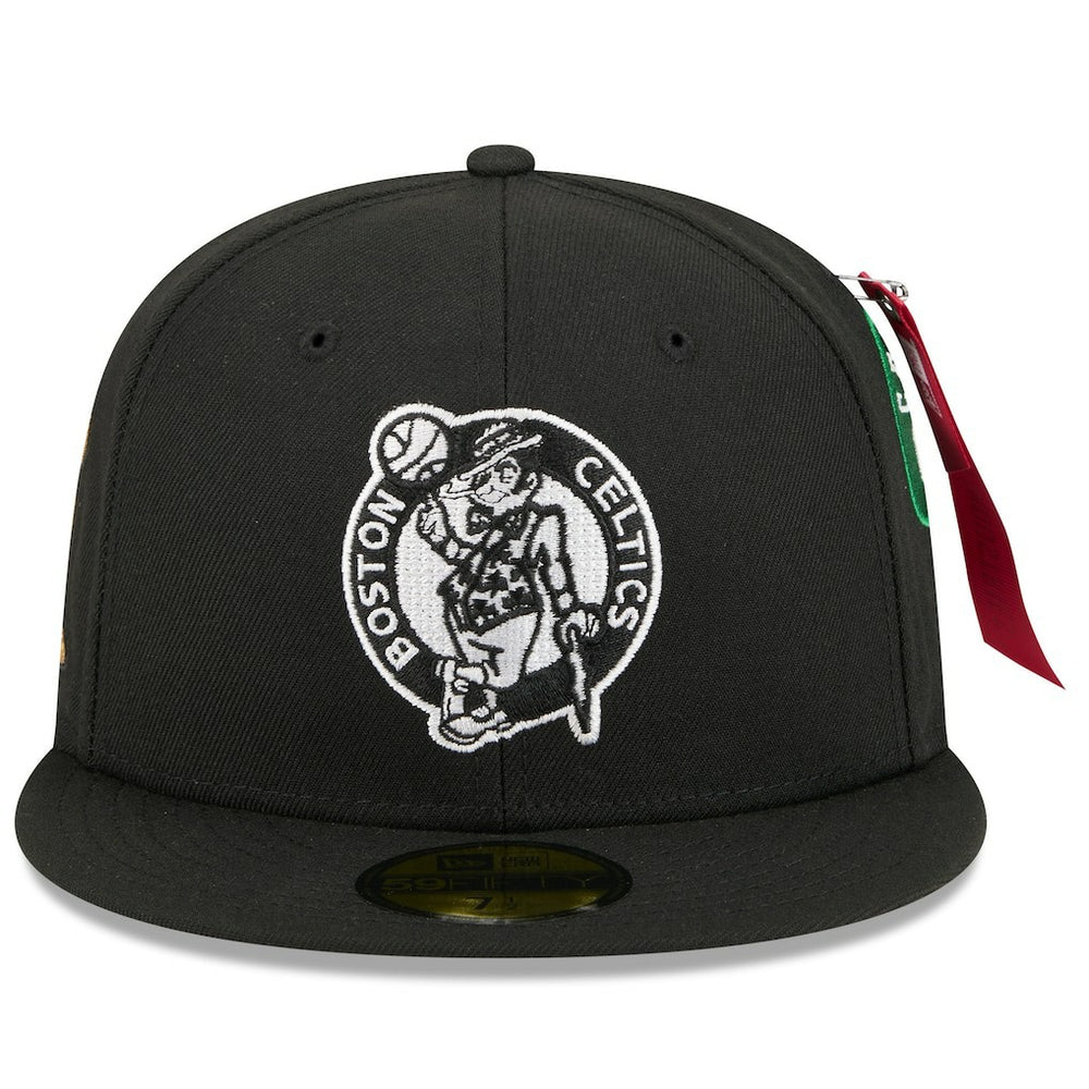 Boston Celtics x Alpha Industries 59FIFTY Fitted Hat - Black | New Era cheap