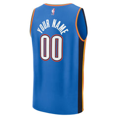 Oklahoma City Thunder Fast Break Custom Jersey - Icon Edition - Blue | Fanatics discount