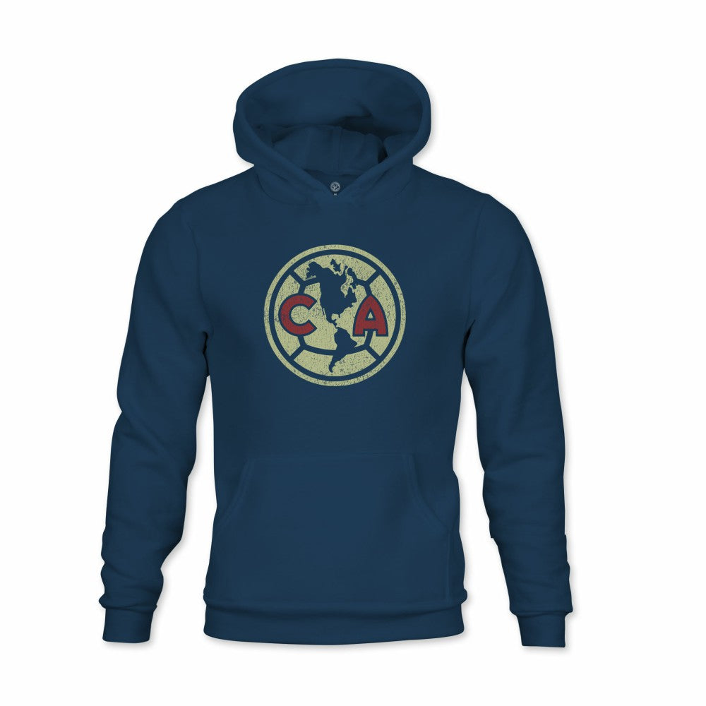 Club America 1863FC Youth Color Badge Fleece Pullover Hoodie / Soccer On sale