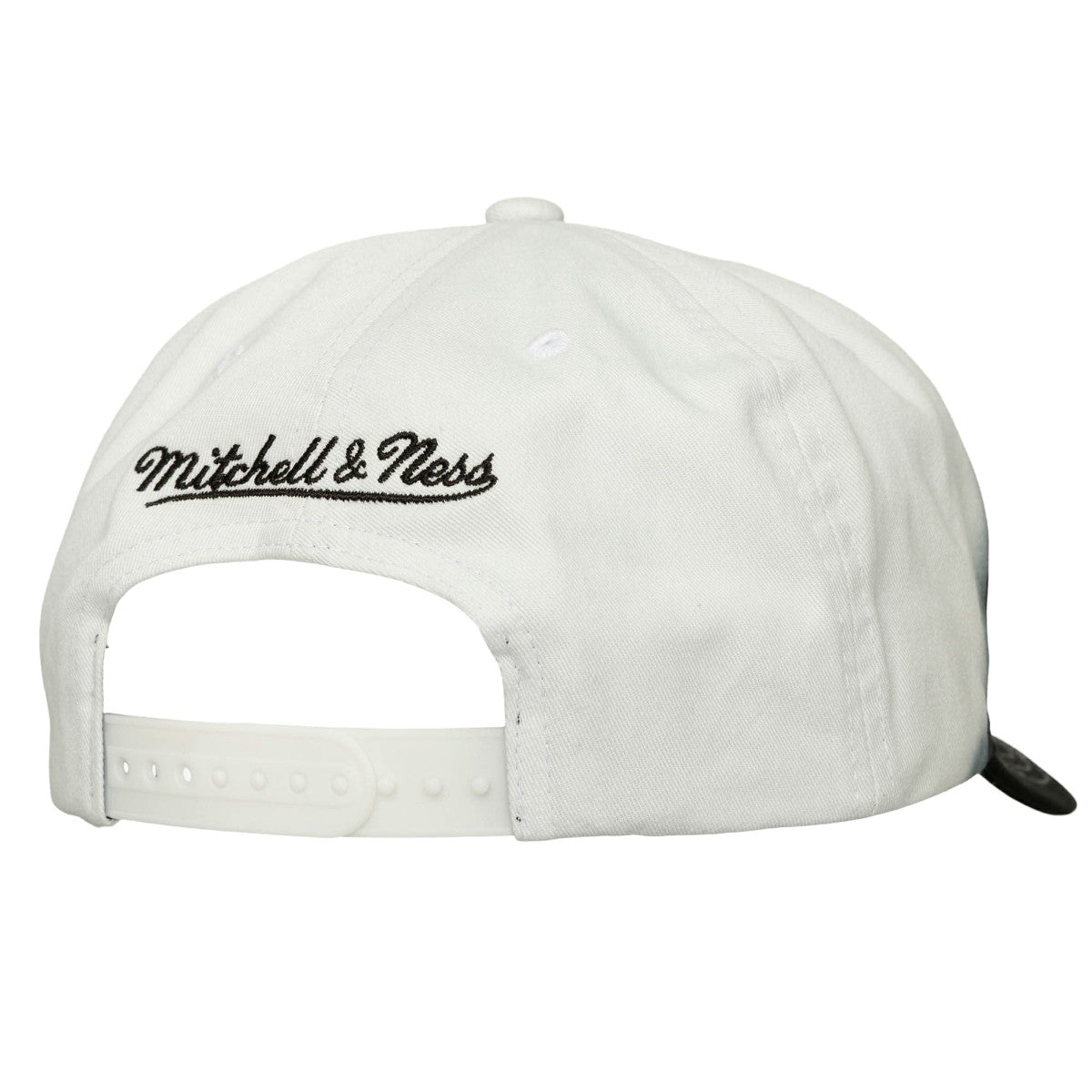 Miami Heat Dip Dye Pro Crown Adjustable Hat - Black/White | Mitchell & Ness shop