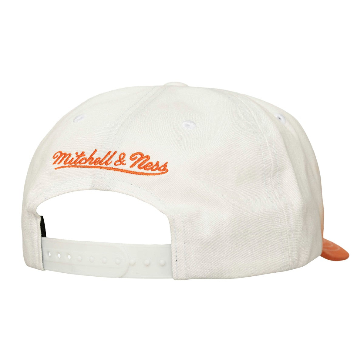 Phoenix Suns Dip Dye Pro Crown Adjustable Hat - Orange/White | Mitchell & Ness on sale