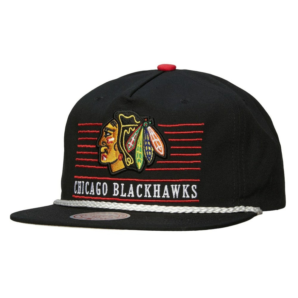Chicago Blackhawks Mitchell & Ness Ascend Deadstock Snapback Hat