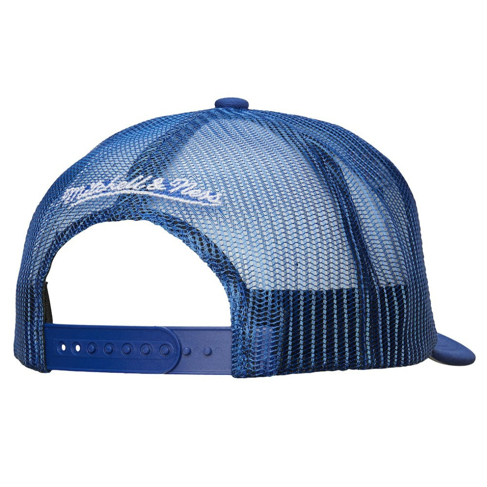 New York Rangers Mitchell & Ness Gridlock Trucker Adjustable Hat