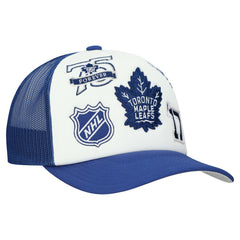 Toronto Maple Leafs Mitchell & Ness Gridlock Trucker Adjustable Hat
