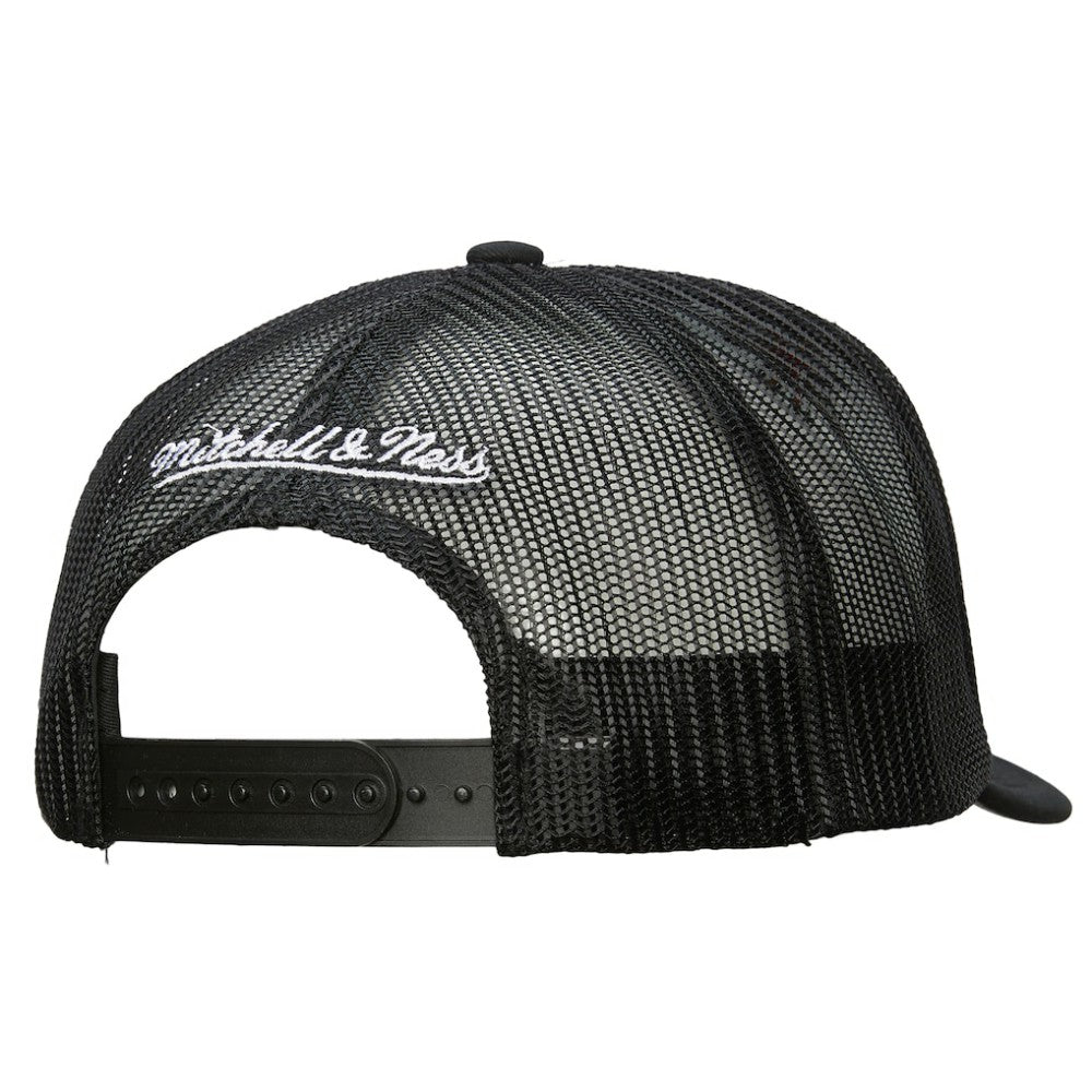 Vegas Golden Knights Mitchell & Ness Gridlock Trucker Adjustable Hat