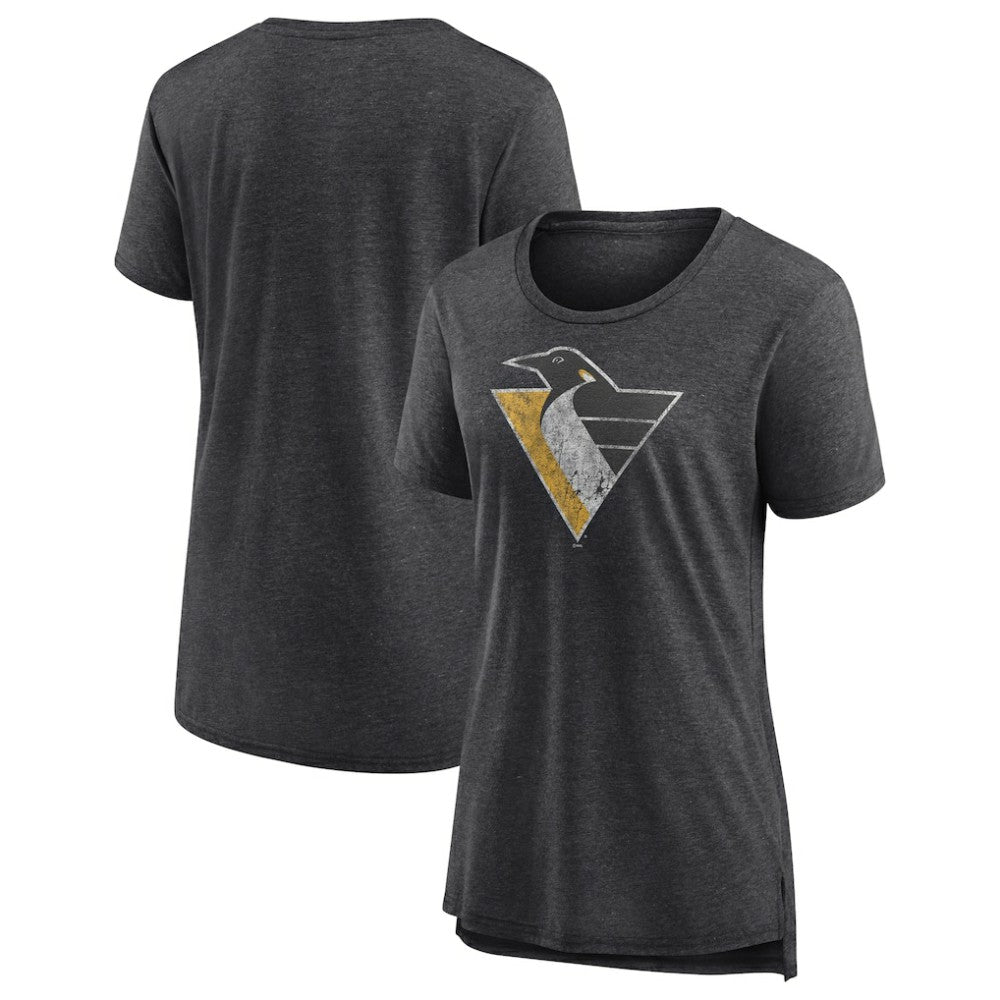 Pittsburgh Penguins Women's Slow Whistle Tri-Blend T-Shirt
