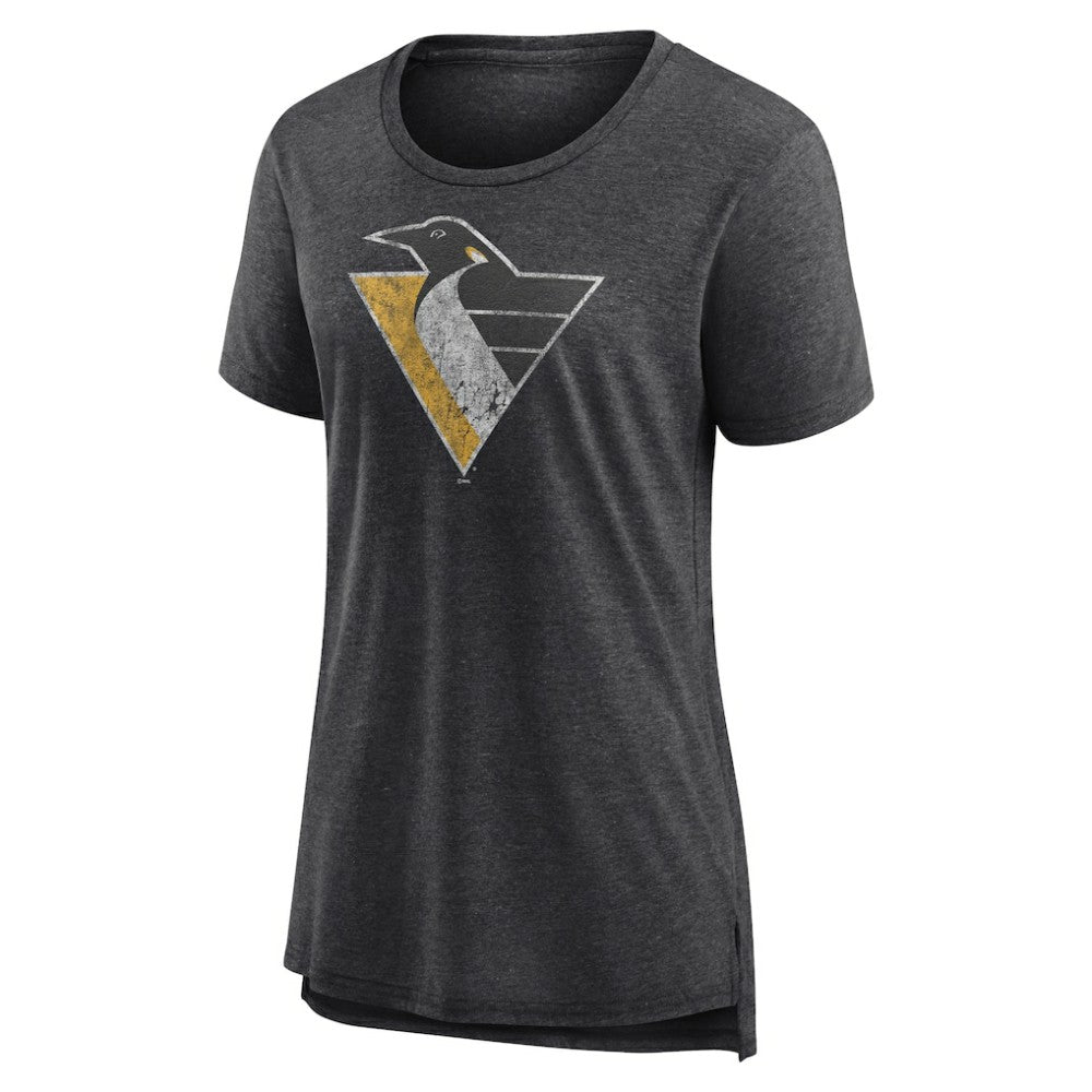 Pittsburgh Penguins Women's Slow Whistle Tri-Blend T-Shirt