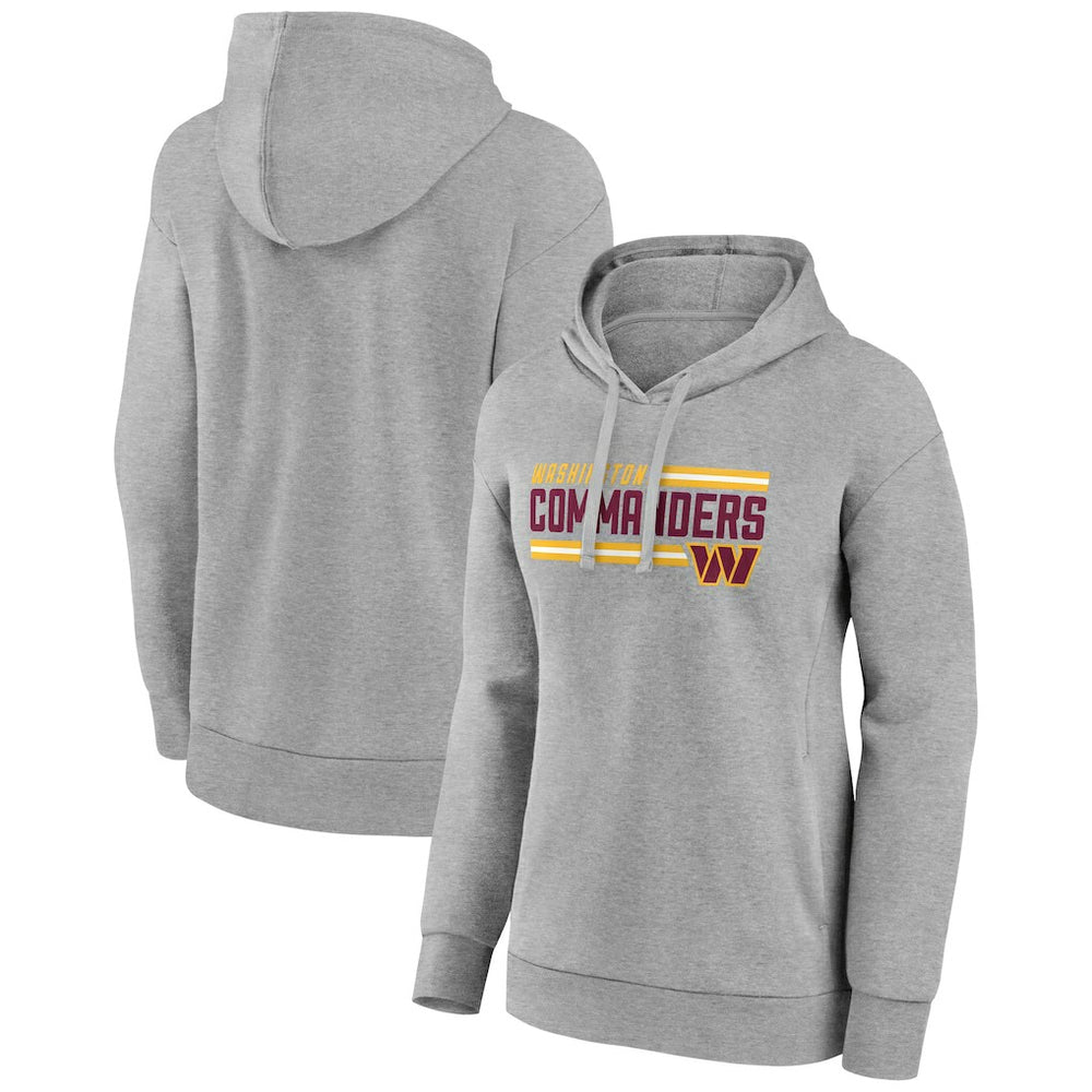 NFL Washington Commanders Women's On Side Stripe Pullover Hoodie