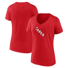 Carolina Hurricanes Women's Primary Logo V-Neck T-Shirt
